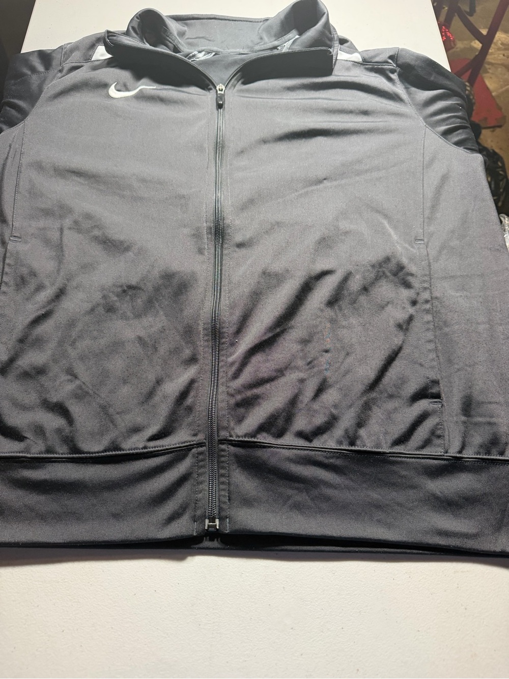 Nike zip up long sleeve track suit top